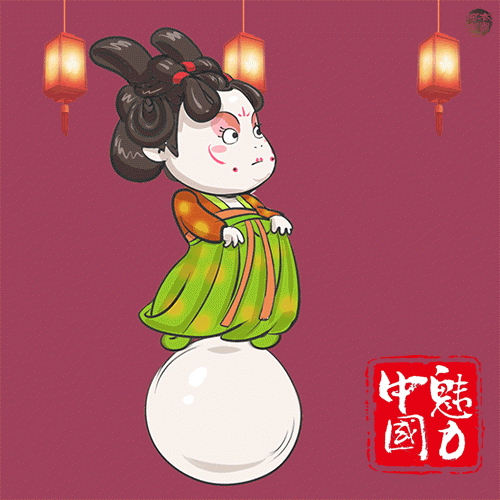 《唐宫夜宴》的表情包“唐墩儿”来啦，超好玩儿